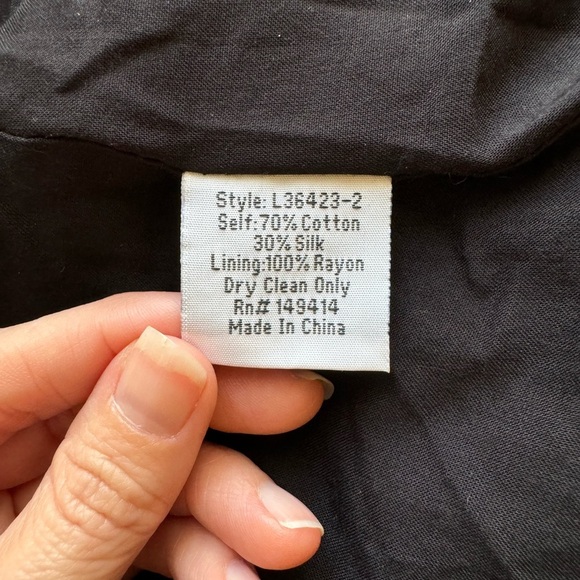 Johnny Was Ella Mini Dress Black Size Small - Picture 13 of 13